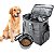 Bolsa Térmica Paws Pet de Viagem Com Alça Comida Ração Cinza - Imagem 1