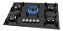 Cooktop Philco Cook Chef 5 Bocas Tripla chama Preto Bivolt - Imagem 1