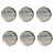 6 Pratos Raso Coup Stoneware Antártida Ø26cm - Imagem 2