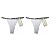 Kt 2 Calcinha Fio Dental String Colcci Microfibra Branca G - Imagem 1