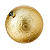 Bola De Natal 8cm Ouro Glitter Arabesco 6 unidades Cromus - Imagem 4