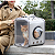 Mochila Bolsa Pet Transporte Gato Cachorro Astronauta Cinza - Imagem 5
