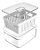 Organizador Ou Of450nt Clear Fresh Com Cesto 2,2l Natural - Imagem 6