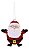 Enfeite De Pendurar Cromus Papai Noel 9cm - Imagem 3