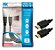 Cabo Hdmi 2.0 4k Hdr 19p Pix Gold Preto 5 Metros - Imagem 1