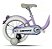 Bicicleta Retrô Infantil Aro 16 Com Cesta Lilás Unitoys - Imagem 5