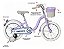 Bicicleta Retrô Infantil Aro 16 Com Cesta Lilás Unitoys - Imagem 4