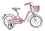 Bicicleta Retrô Infantil Aro 16 Bike Rosa Unitoys - Imagem 5