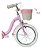 Bicicleta Retrô Infantil Aro 16 Bike Rosa Unitoys - Imagem 8