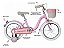 Bicicleta Retrô Infantil Aro 16 Bike Rosa Unitoys - Imagem 4