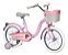 Bicicleta Retrô Infantil Aro 16 Bike Rosa Unitoys - Imagem 2