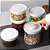 Pote Mantimentos Hermético Vidro Fechamento Pressão 350ml - Imagem 5