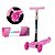 Patinete 3 Rodas Ajustável Unik Toys Runnon Rosa - Imagem 3