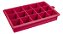 Forma Para Gelo De Silicone Euro Home Silicone Vermelha - Imagem 4