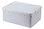 Caixa Plástica Organizadora Dobravel Média 20l Branca Branco - Imagem 1