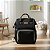 Mochila Maternidade Bolsa Mamãe Bebê Lovely Baby Preto - Imagem 7