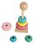 Brinquedo Educativo De Madeira Cone De Encaixe Unik - Imagem 4