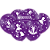 Balão Especial Lilas Wandinha - 25 Un - Imagem 1