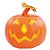 Abóbora Decorativa com LED Salém Halloween - 1 Un - Imagem 1