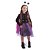 Fantasia Halloween Infantil - Viúva Negra Preto e Roxo 3 a 6 Anos - 1 Un - Imagem 1