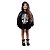 Fantasia Halloween Infantil - Poncho Esqueleto 6 a 9 Anos - 1 Un - Imagem 1