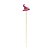 Pick Decorativo Halloween Chapéu de Bruxa 12cm - 12 Un - Imagem 1