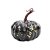 Abóbora Respingo Preta Halloween M 15cm - 1 Un - Imagem 1
