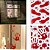 Adesivos Mãos e Manchas de Sangue Halloween Sortido - 1 Un - Imagem 1