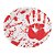Prato Papel Halloween Help 18cm - 10 Un - Imagem 1