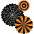 Kit Decorativo Halloween Leque de Papel - 3 Un - Imagem 1