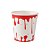 Copo Papel Halloween Sangue 210ml - 20 Un - Imagem 1