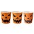 Copo Papel Halloween Monstros 210ml - 20 Un - Imagem 1