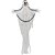 Caveira de Corrente Halloween Com Luz 95cm - 1 Un - Imagem 1