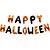 Balão Metalizado Happy Halloween Canudo 40cm - Kit Com 14 Un - Imagem 1