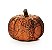 Abóbora Decorativa Laranja com Teia - 1 Un - Imagem 1