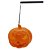 Abóbora Halloween com Haste e Luz - 11cm - Imagem 1