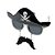 Acessório Óculos Pirata com Bigode - 1 Un - Imagem 1