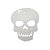 Aplique Glitter para Decoração Halloween Crânio Grande em EVA - Imagem 3