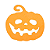 Aplique para Decoração Halloween Abóbora Grande em EVA - Imagem 1
