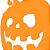 Aplique para Decoração Halloween Abóbora Grande em EVA - Imagem 3