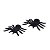 Aranha Camurça Venenosa Decorativa Halloween 8cm - 2 Un - Imagem 2
