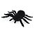 Aranha Decorativa Black para Decoração de Halloween - 1 Un - Imagem 1