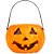 Balde Abóbora Halloween 7cm - 1 Un - Imagem 1