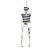 Boneco Prisioneiro Esqueleto Preto e Branco 5,5x9x40cm - 1 Un - Imagem 1