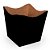 Cachepot CT P Pote 11/12 Color Preto - 10 Un - Imagem 1