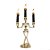 Candelabro Castiçal Caveira Halloween Com Luz Sortido 35cm - 1 Un - Imagem 1