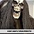 Caveira Halloween Gaspar Com Led, Som e Movimento 79,5cm - 1 Un - Imagem 4