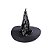 Chapéu Bruxa Paetê Preto Halloween - 1 Un - Imagem 1