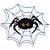 Guardanapos de Papel Teia de Aranha Halloween 33cm - 20 Un - Imagem 1