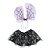 Kit Saia Teias De Aranha Preto / Roxo Halloween - Cromus - 1 Un - Imagem 1